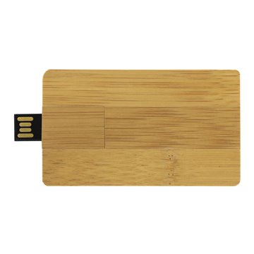 Bambusowa pamięć USB "karta kredytowa"