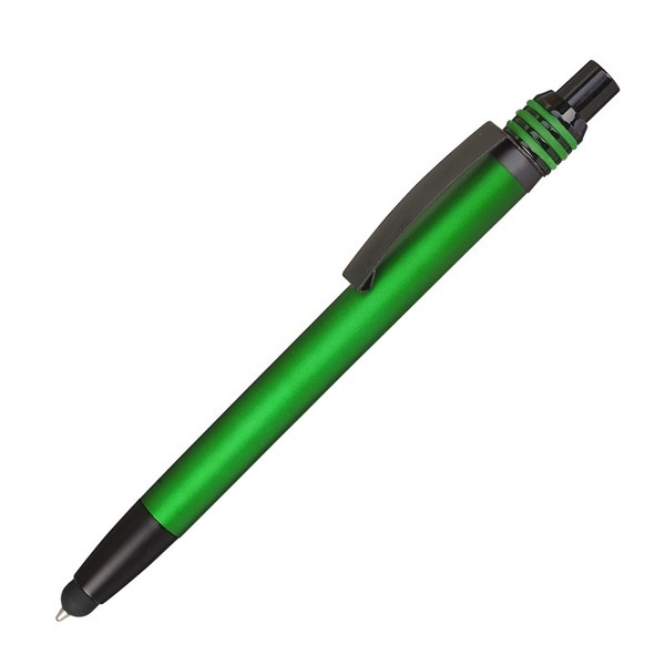 Długopis z rysikiem Tampa, zielony