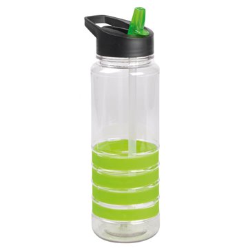 Sportowa butelka CONDY, transparentny, zielone jabłko