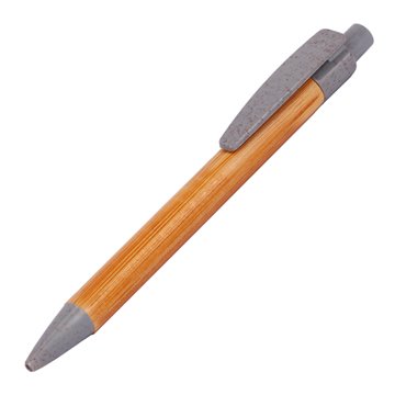 Długopis bambusowy Evora, szary