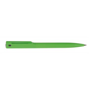Długopis VERMONT, srebrny, zielony