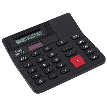 Mini-kalkulator CORNER, czarny