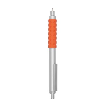 Długopis metlowy GRIP, pomarańczowy