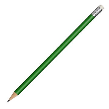 Ołówek drewniany, zielony